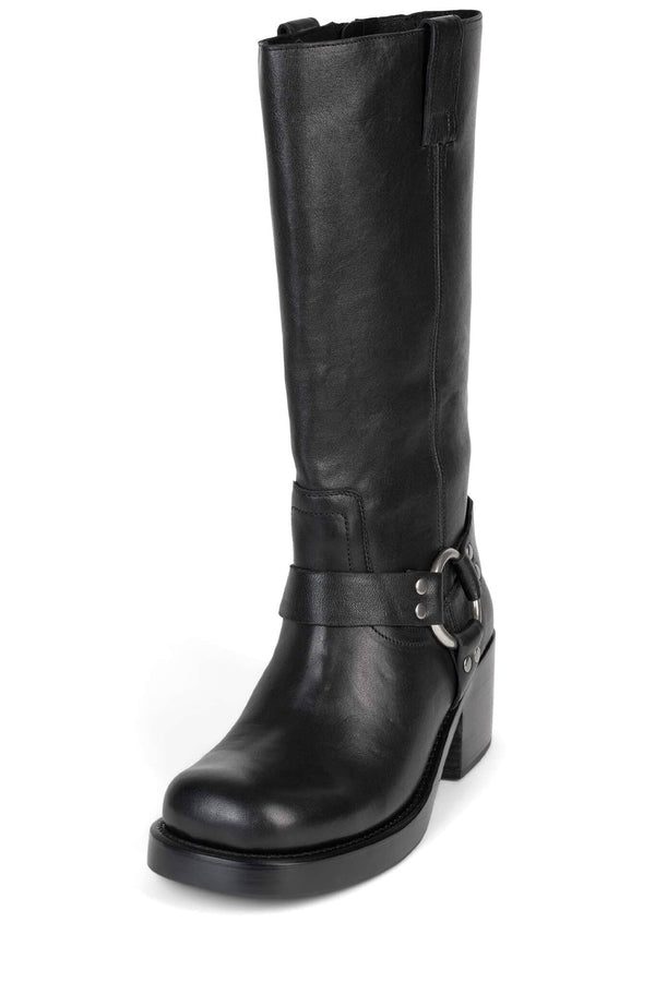 Jeffrey Campbell MIRROIRE Knee-High Boot Black
