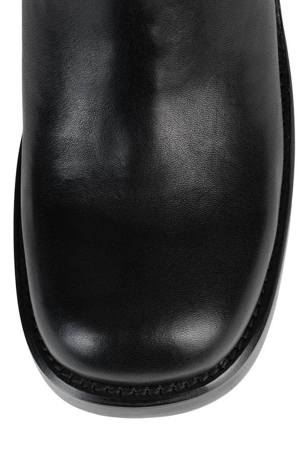 Jeffrey Campbell MIRROIRE Knee-High Boot Black