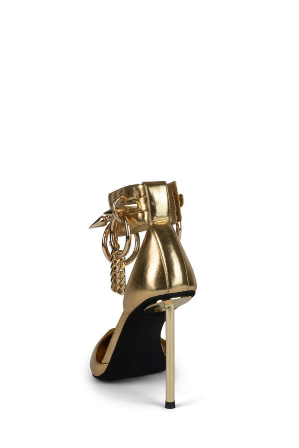 Jeffrey Campbell MOBILIZE Pump Gold Gold