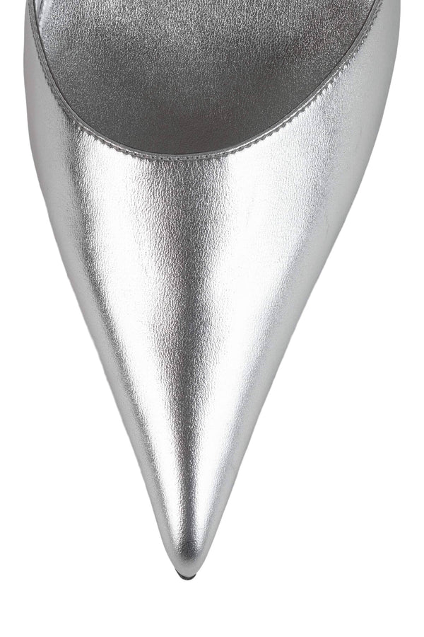 Jeffrey Campbell MOBILIZE Pump Silver Silver