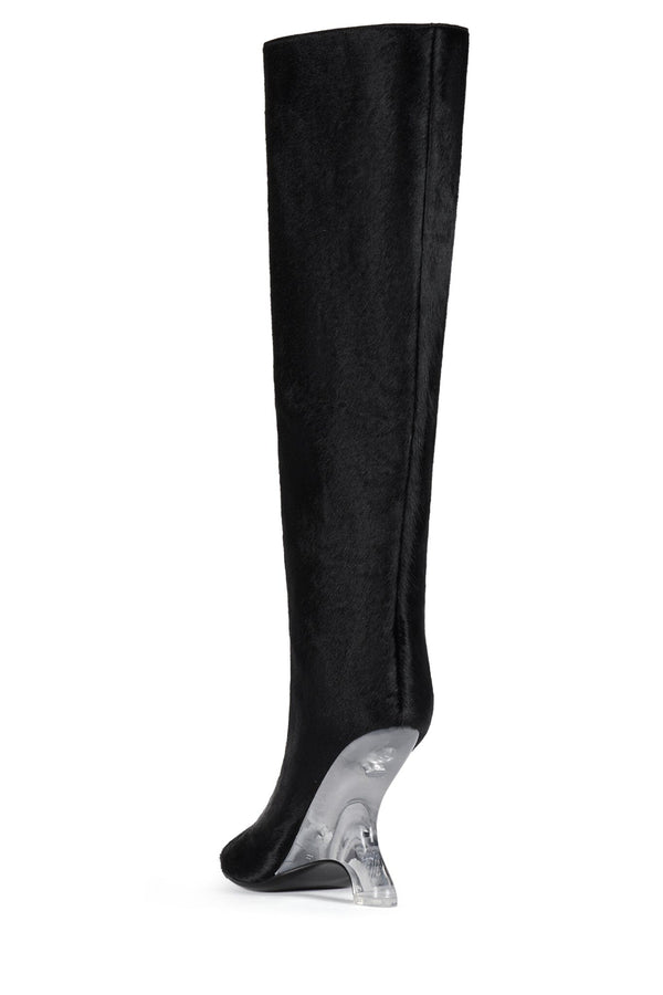 Jeffrey Campbell MODIFIED-F Knee-High Boot Black