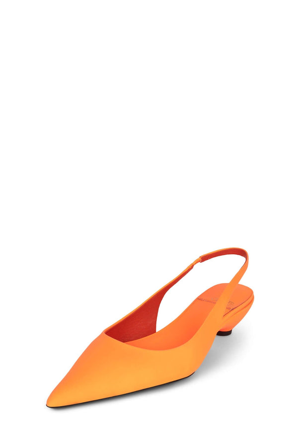 Jeffrey Campbell MONDAY Slingback Heel Orange Neon