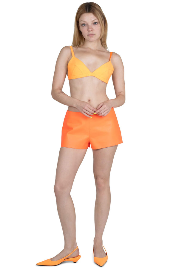 Jeffrey Campbell MONDAY Slingback Heel Orange Neon