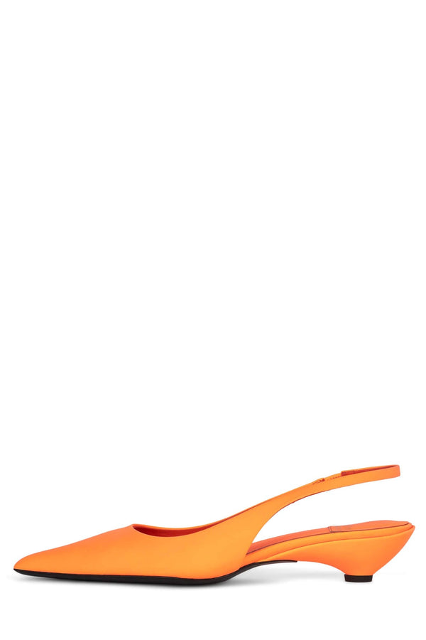 jeffrey campbell MONDAY Slingback Heel Orange Neon