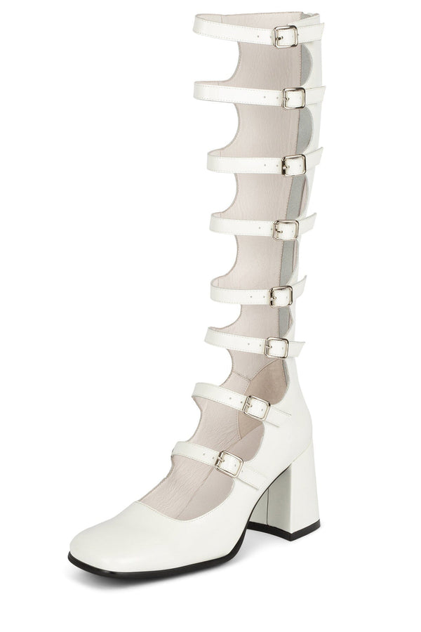 Jeffrey Campbell MONSIEUR Mary-Jane White Box