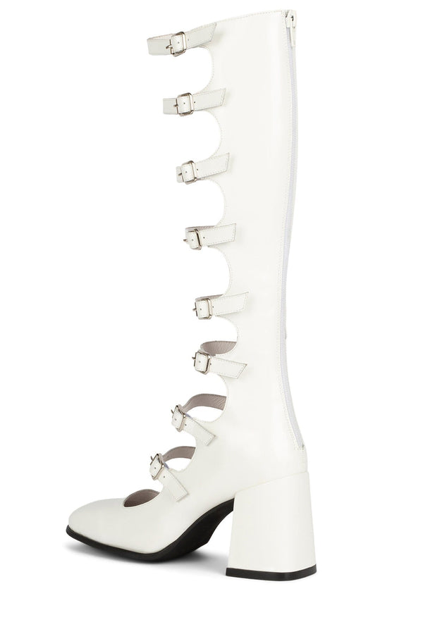 Jeffrey Campbell MONSIEUR Mary-Jane White Box