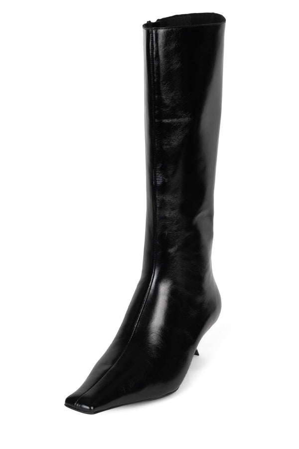 Jeffrey Campbell NO-SPACE Knee-High Boot Black