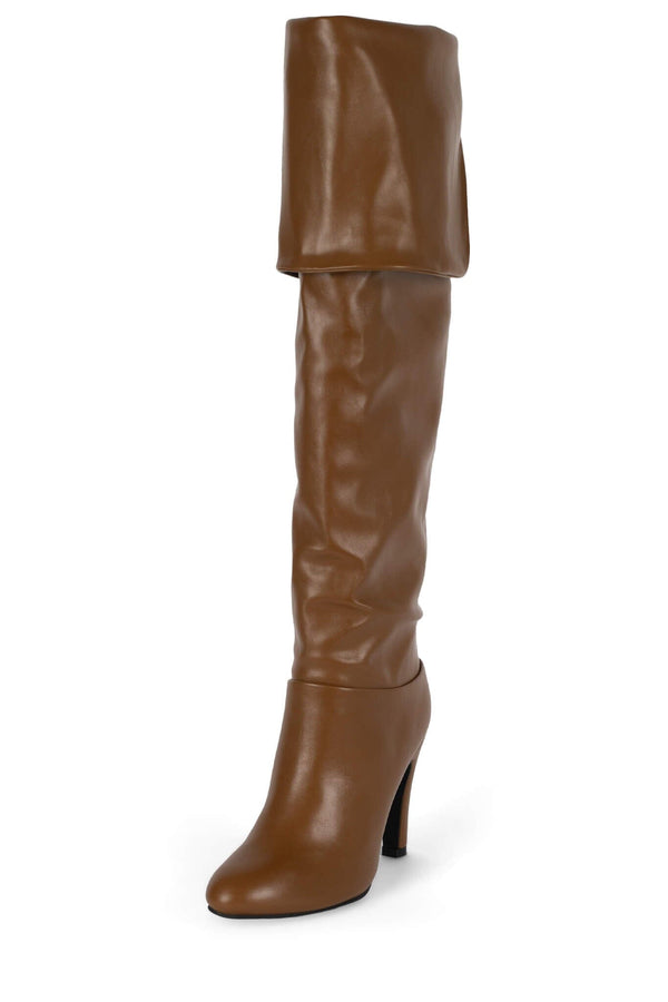Jeffrey Campbell OVERLOOK-2 OTK Boot Caramel