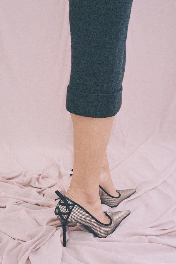 Jeffrey Campbell PANTYHOSE Pump Black Natural