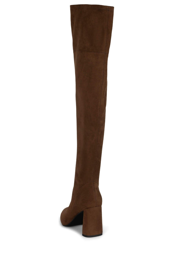 Jeffrey Campbell PARISAH-2 OTK Boot Brown Suede