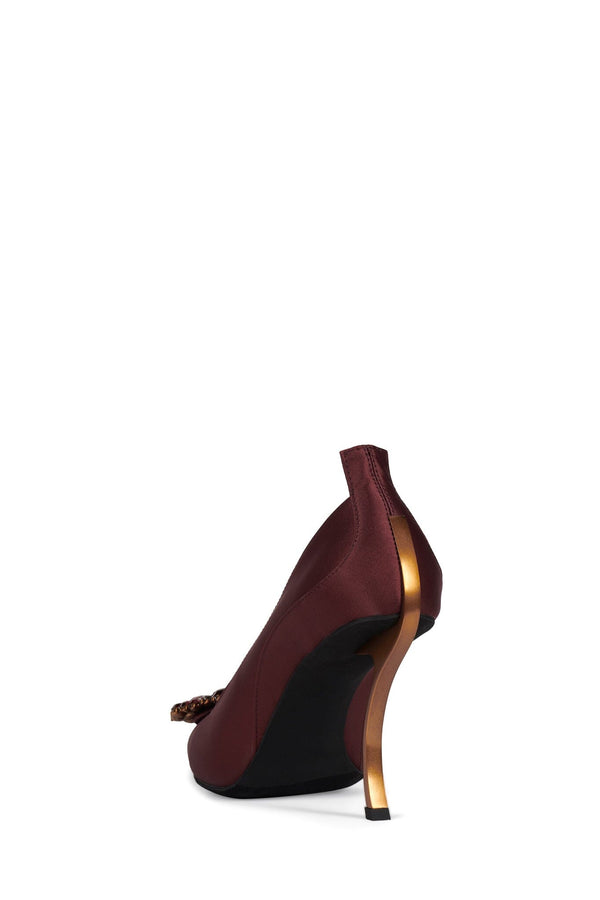 Jeffrey Campbell PARLIAMENT Pump Red Satin