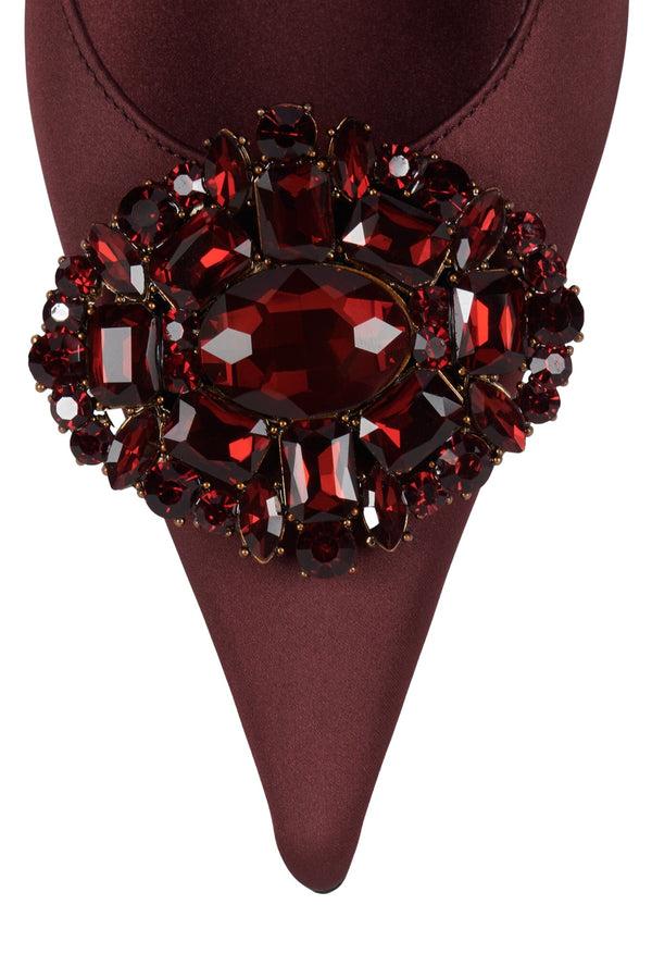 Jeffrey Campbell PARLIAMENT Pump Red Satin