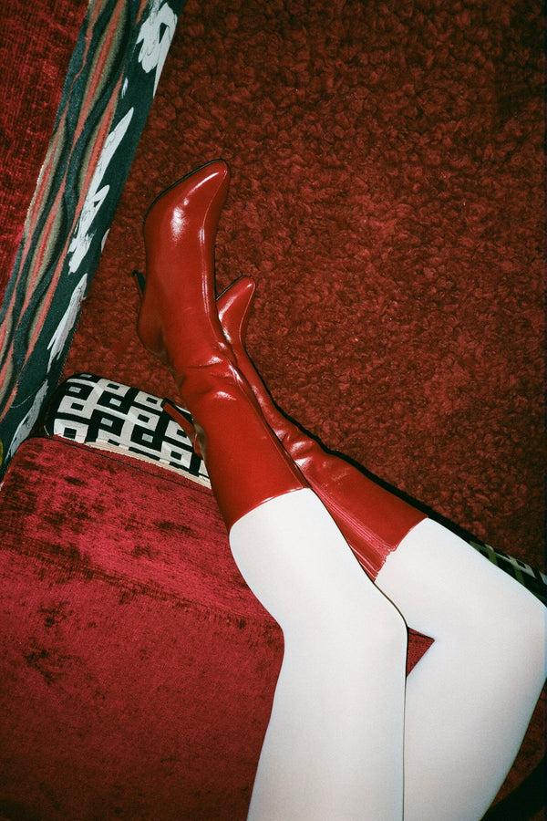Jeffrey Campbell PORTRAIT Knee-High Boot White