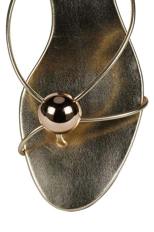 Jeffrey Campbell PRECIOSA Heeled Sandal Gold Combo