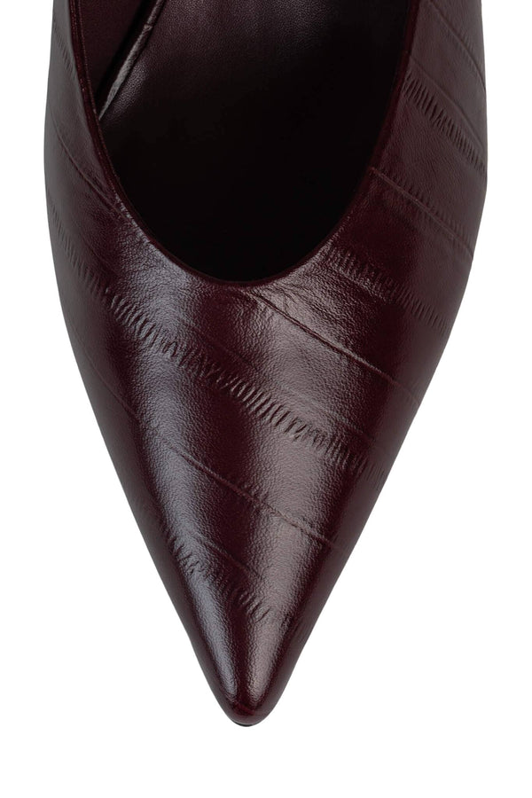 Jeffrey Campbell QUATRE-20 Pump Wine Eel