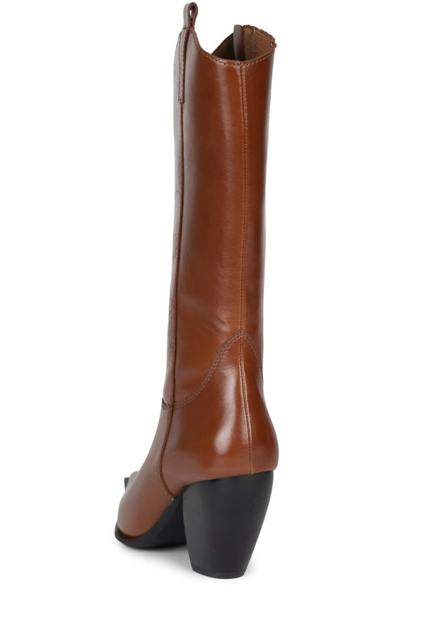 Jeffrey Campbell RECKON Knee-High Boot Tan