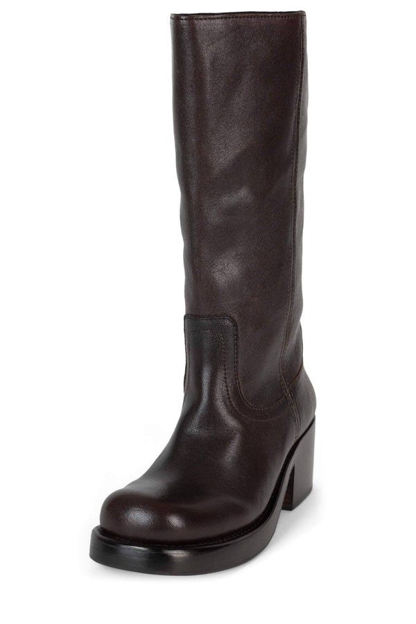 Jeffrey Campbell REFLECT Mid-Calf Boot Brown