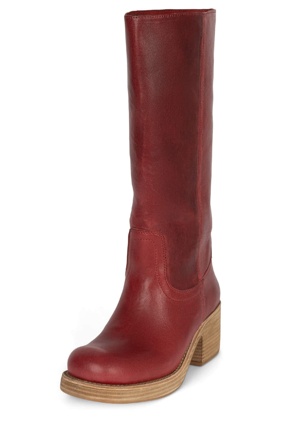Jeffrey Campbell REFLECT-TN Knee-High Boot Red