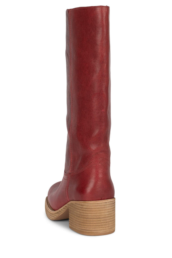 Jeffrey Campbell REFLECT-TN Knee-High Boot Red