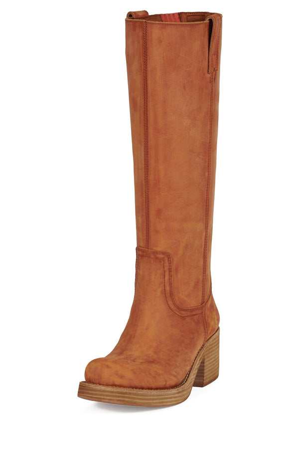 Jeffrey Campbell REFLECT-TW Knee-High Boot Tan