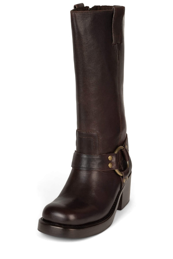 Jeffrey Campbell REFLECTION Mid-Calf Boot Brown