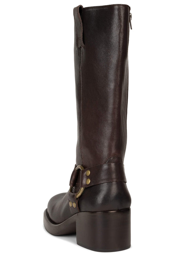 Jeffrey Campbell REFLECTION Mid-Calf Boot Brown