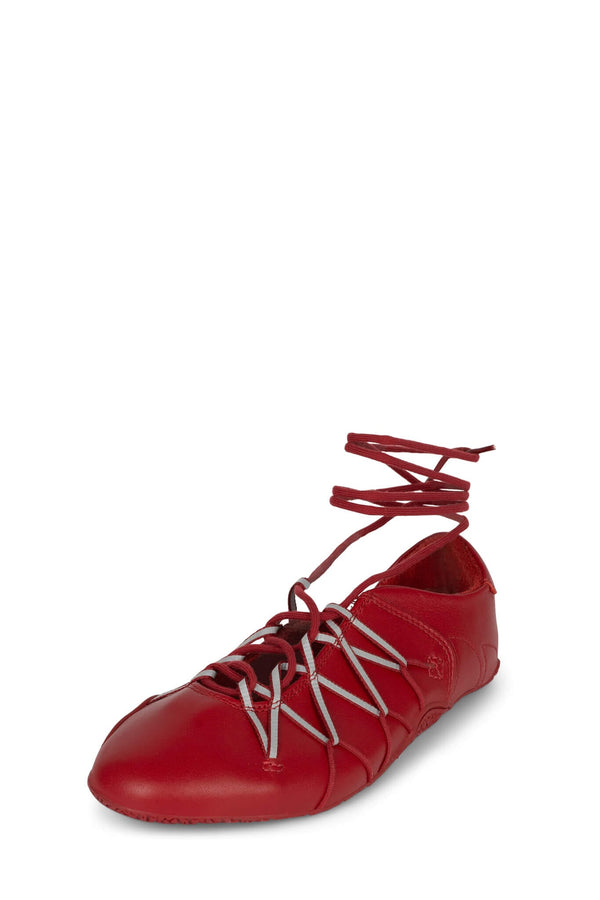 Jeffrey Campbell REGIMEN Flat Red Combo