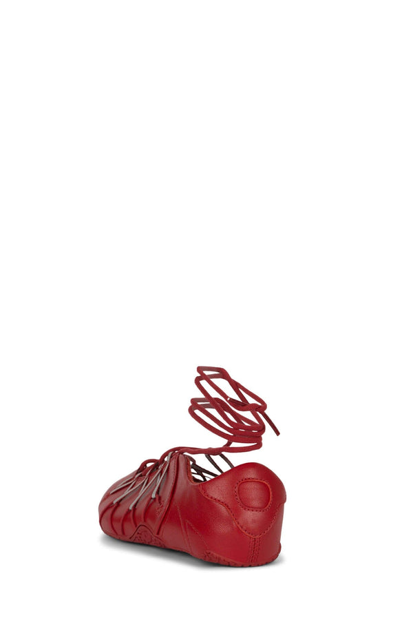 Jeffrey Campbell REGIMEN Flat Red Combo