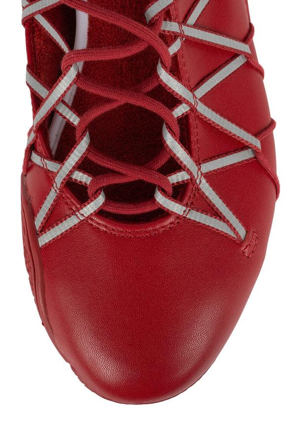 Jeffrey Campbell REGIMEN Flat Red Combo
