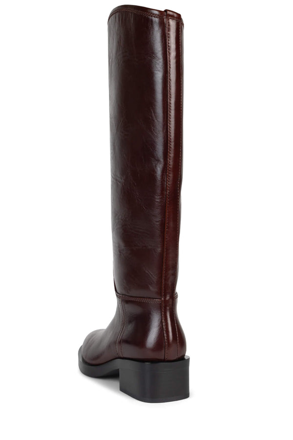 Jeffrey Campbell REINING Knee-High Boot Dark Brown