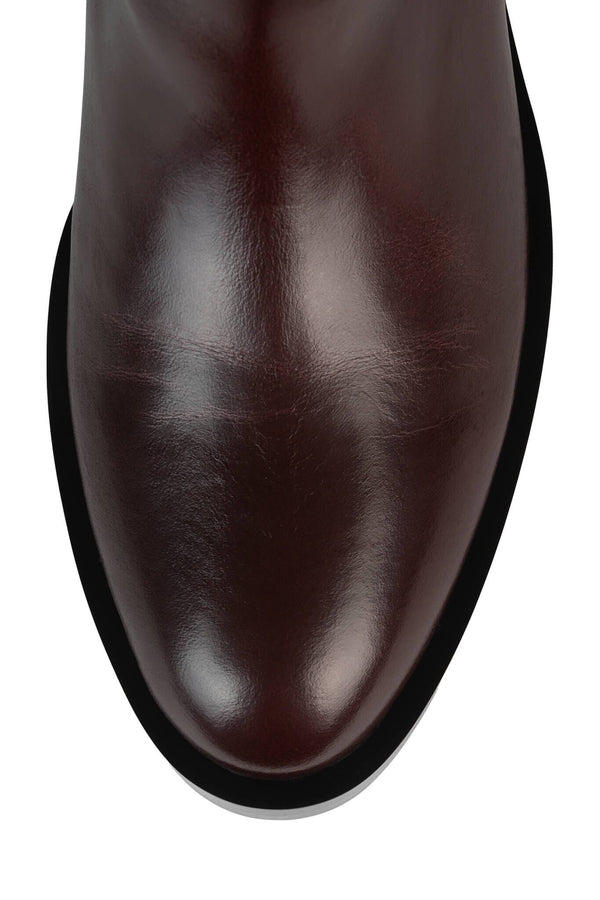 Jeffrey Campbell REINING Knee-High Boot Dark Brown