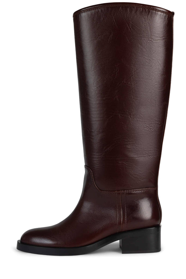 jeffrey campbell REINING Knee-High Boot Dark Brown