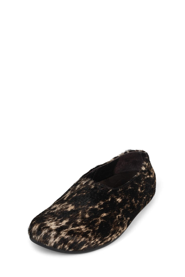 Jeffrey Campbell REN-1-F Flat Dark Brown White