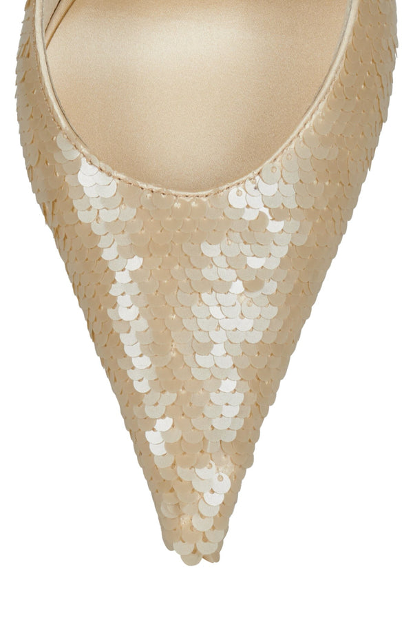 Jeffrey Campbell RISK-SEQ Pump Beige