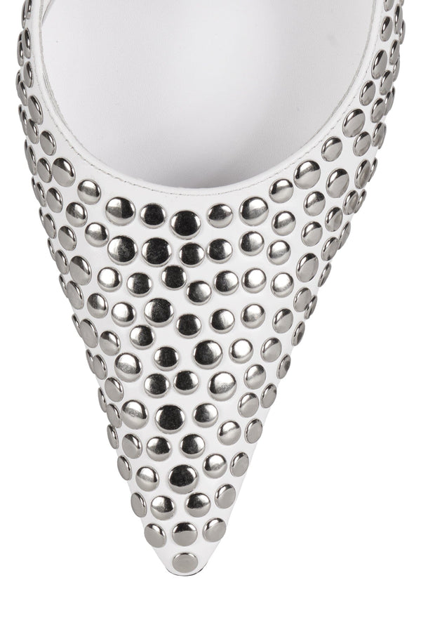 Jeffrey Campbell RISKTAKE-S Pump White Silver