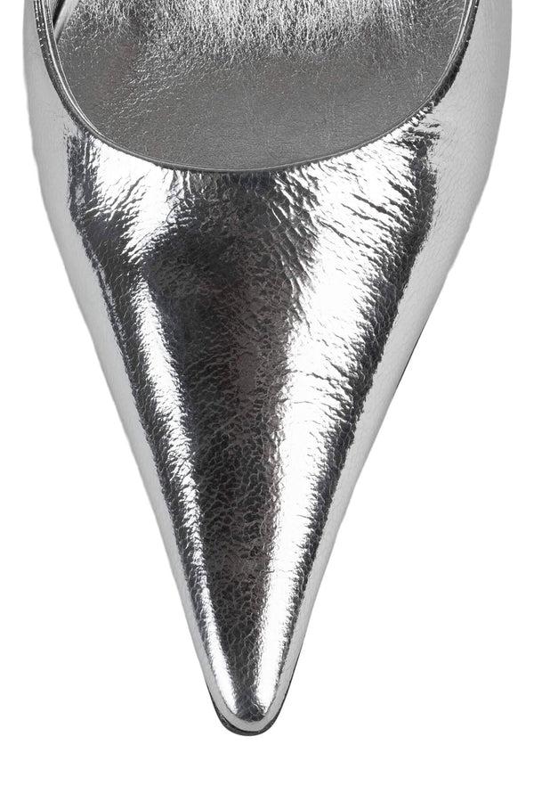 Jeffrey Campbell RISKTAKER Pump Silver