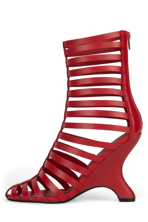 jeffrey campbell SANTIGOLD Heeled Boot Red