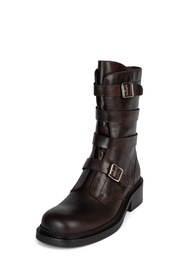 Jeffrey Campbell SHOREDITCH Mid-Calf Boot Brown