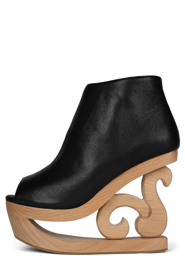 jeffrey campbell SKATE Platform Wedge Black