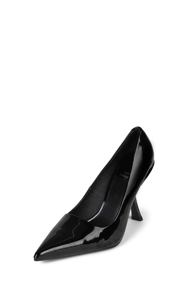 Jeffrey Campbell SLING-IT2 Pump Black Patent