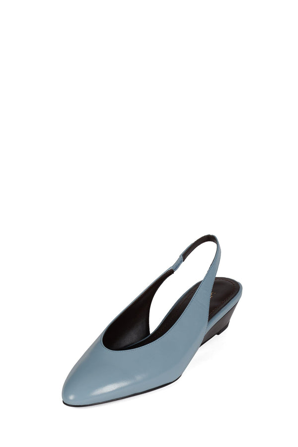 Jeffrey Campbell SNOOP Slingback Wedge Light Blue