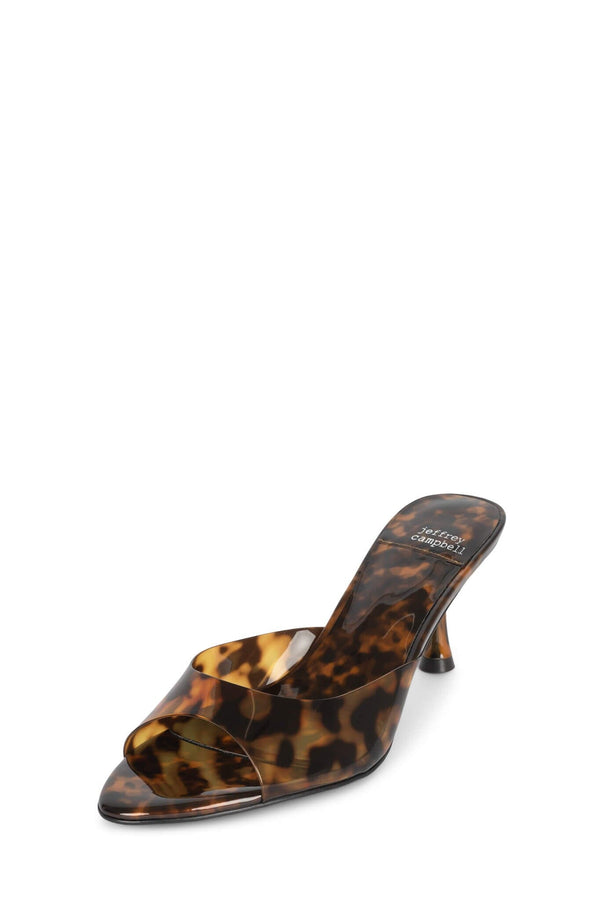 Jeffrey Campbell SPY-KID Heeled Sandal Tortoise