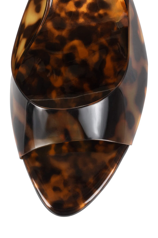 Jeffrey Campbell SPY-KID Heeled Sandal Tortoise