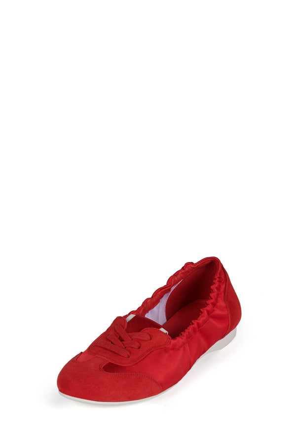 Jeffrey Campbell STEPPER Sneaker Red Combo
