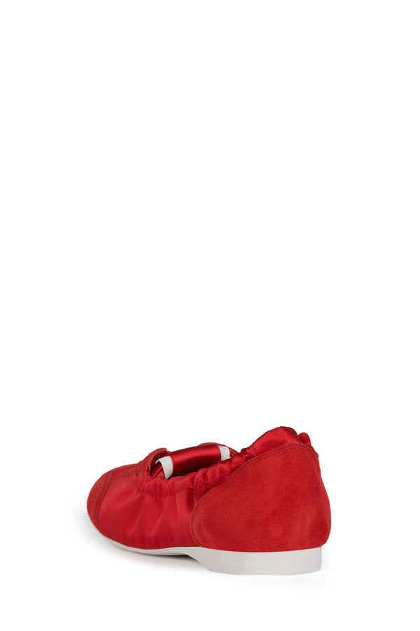 Jeffrey Campbell STEPPER Sneaker Red Combo