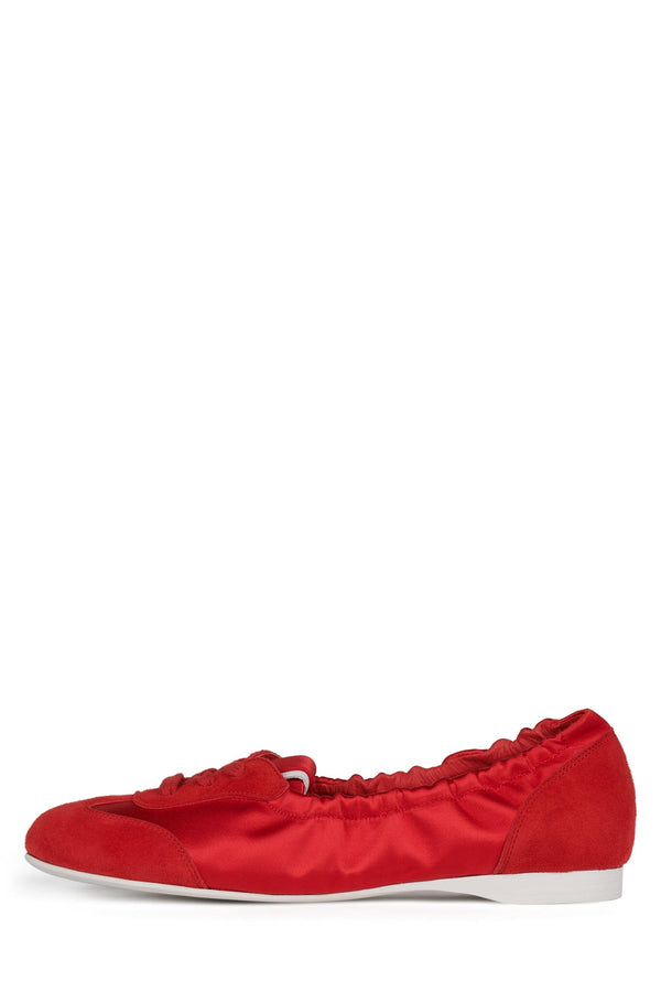 jeffrey campbell STEPPER Sneaker Red Combo
