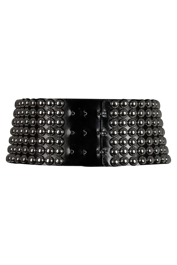 Jeffrey Campbell STUDWORK BELT Belt Black Silver