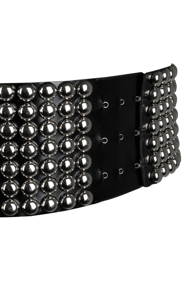 Jeffrey Campbell STUDWORK BELT Belt Black Silver