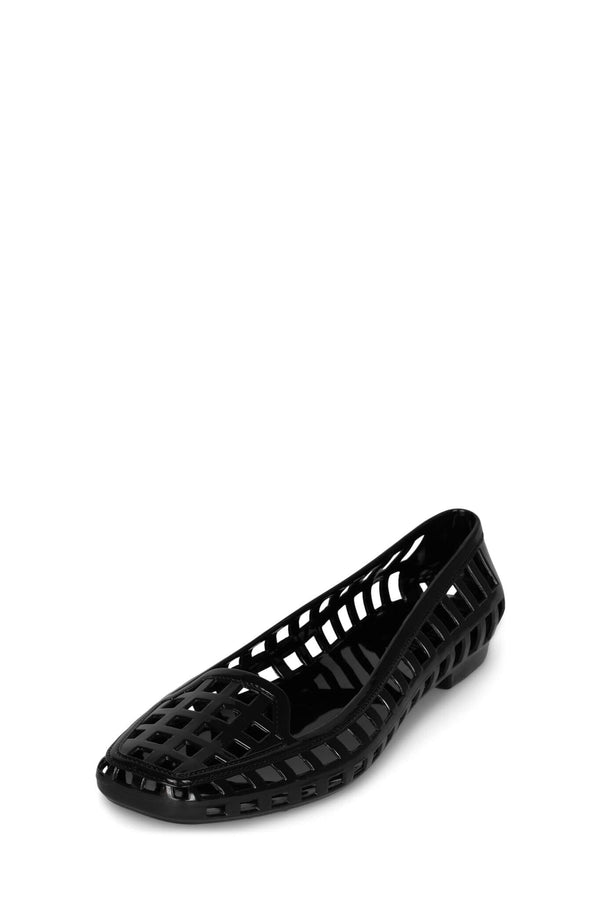 Jeffrey Campbell SUNNIE Flat Black Shiny