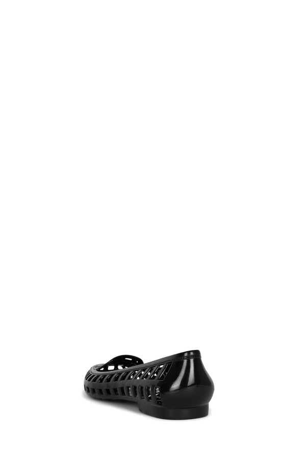 Jeffrey Campbell SUNNIE Flat Black Shiny